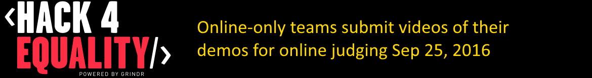 Hack4Equality 2016 Online-Only (Global)