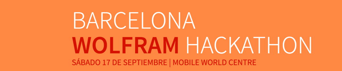BARCELONA WOLFRAM HACKATHON