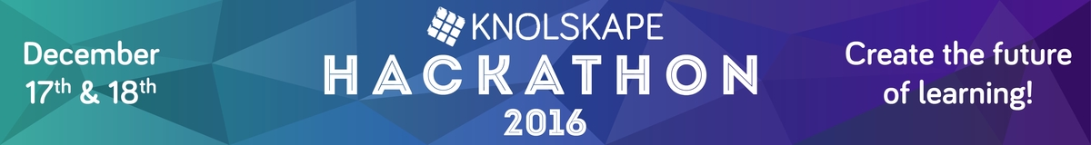 KNOLSKAPE Hackathon 2016