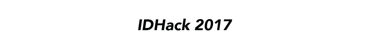 International Development Hackathon 2017