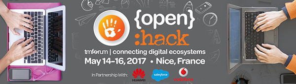 TM Forum Open Hack, Nice, France May 14-16