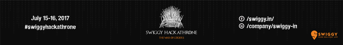 Swiggy Hackathrone 2017