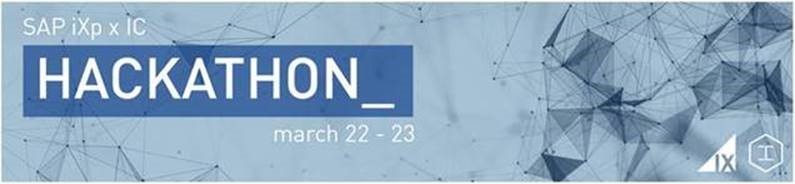 SAP iXp x IC Hackathon 2018