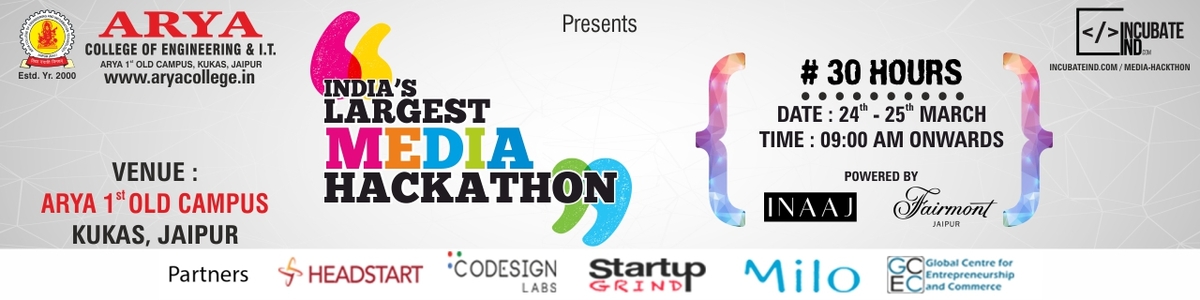 India's Largest Media Hackathon