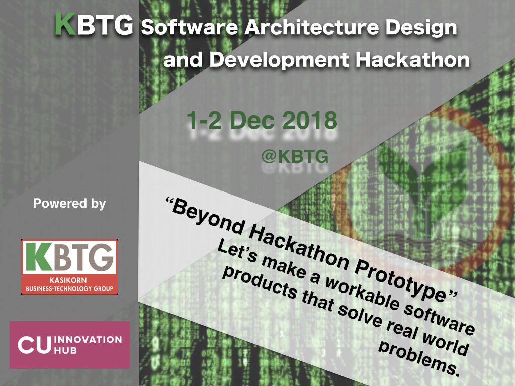 KBTG Software Architecture Design and Development Hackathon