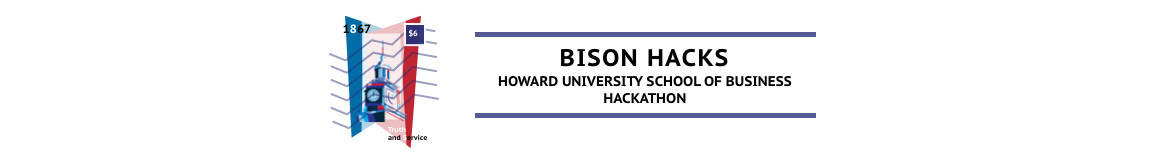 Bison Hacks 2020: Howard University School of Business Annual Hackathon