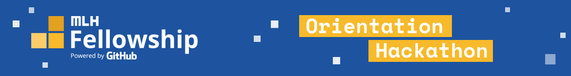 MLH Fellowship - Open Source Orientation Hackathon - Batch 1