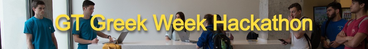 GT Greek Week Student Hackathon