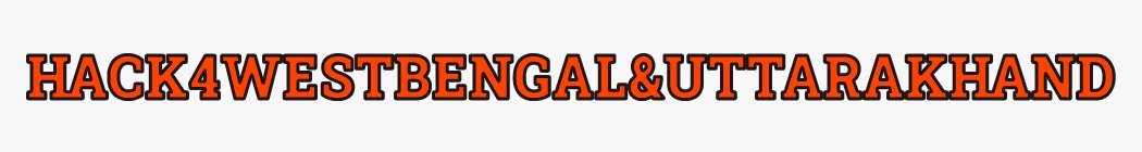 HACK4WESTBENGAL&UTTARAKHAND