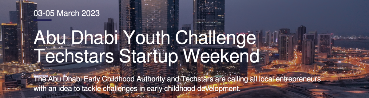 Abu Dhabi Youth Challenge TechStars Startup Weekend