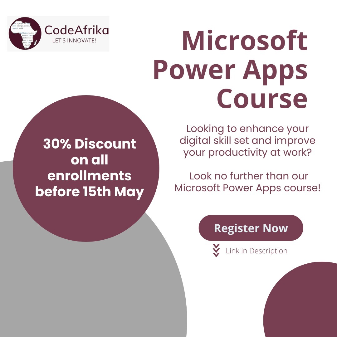 CodeAfrika Power Apps Hands Course 2023