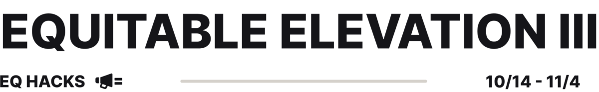 Equitable Elevation III - (Internship, Prestigious Article, 300K Non-Cash Prize)