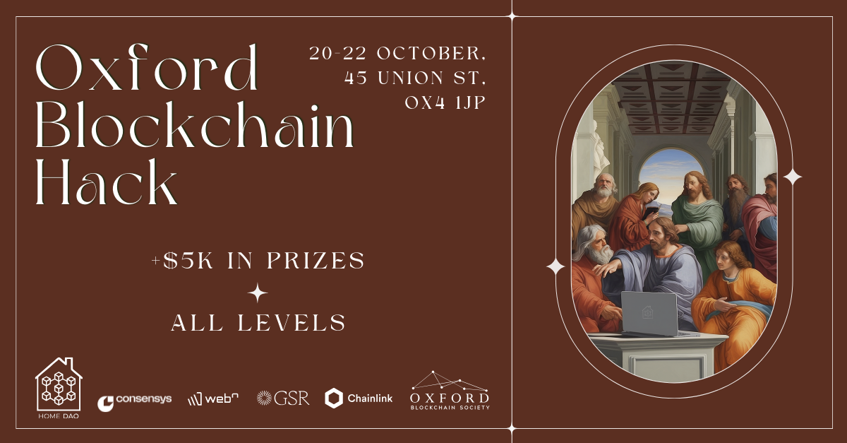 Oxford Blockchain Hack 2023 (hosted by HomeDAO)