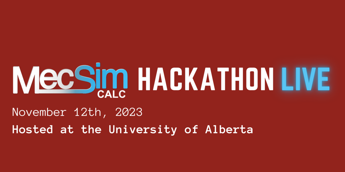 MecSimCalc Hackathon LIVE 