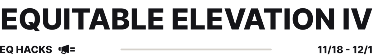 Equitable Elevation IV - (Internship, Prestigious Article, 300K Non-Cash Prize)