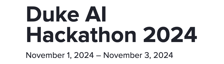 Duke AI Hackathon 2024