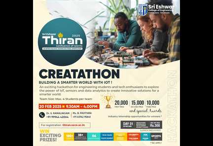 Creatathon: Building a smarter world with IOT ! - Devpost