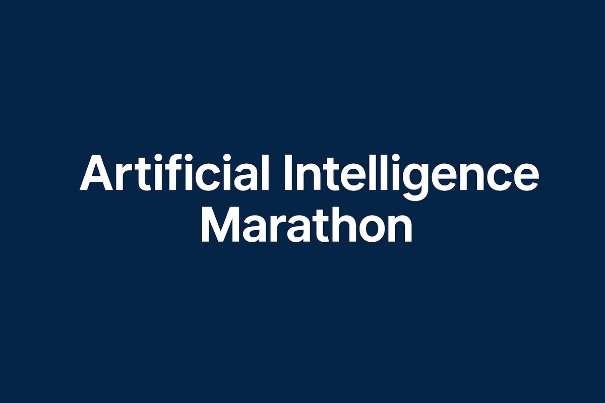 Artificial Intelligence Marathon