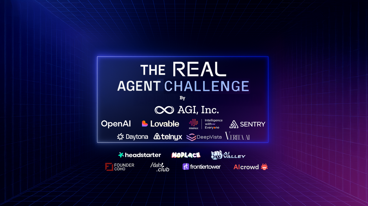 AGI, Inc. x OpenAI x Lovable REAL Agent Challenge