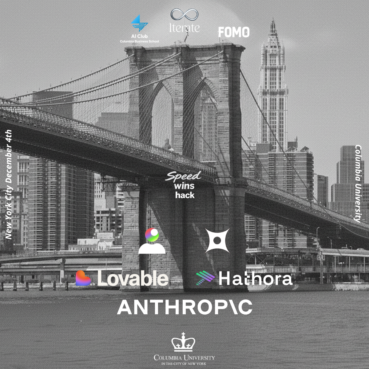 Columbia hackathon - AI club x Iterate 