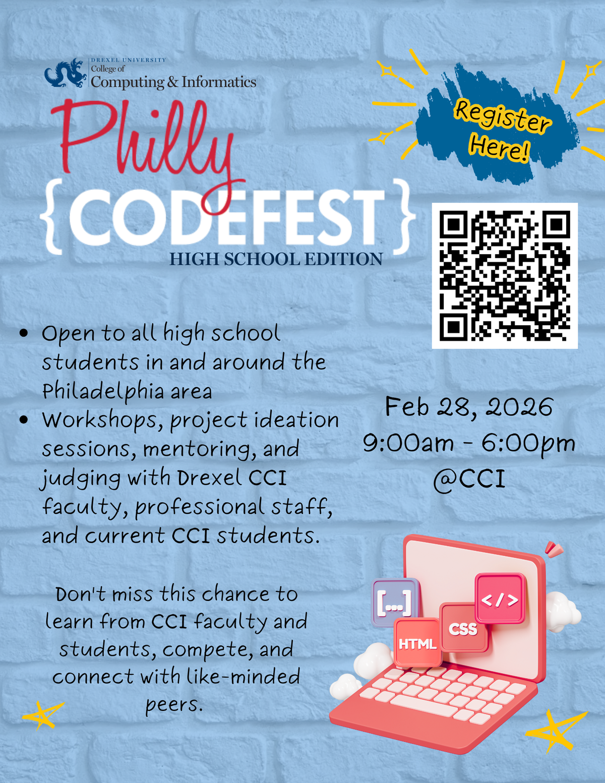 Philly Codefest High School Edition 2026