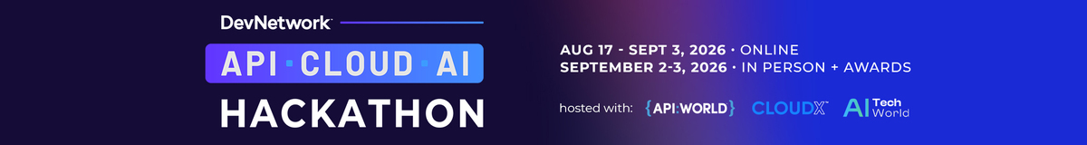 DevNetwork [API + Cloud + AI] Hackathon 2026