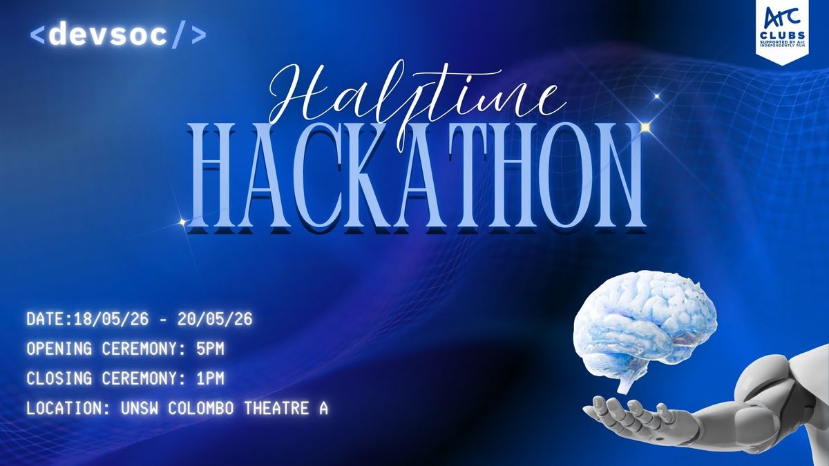 2026 DevSoc Halftime Hackathon