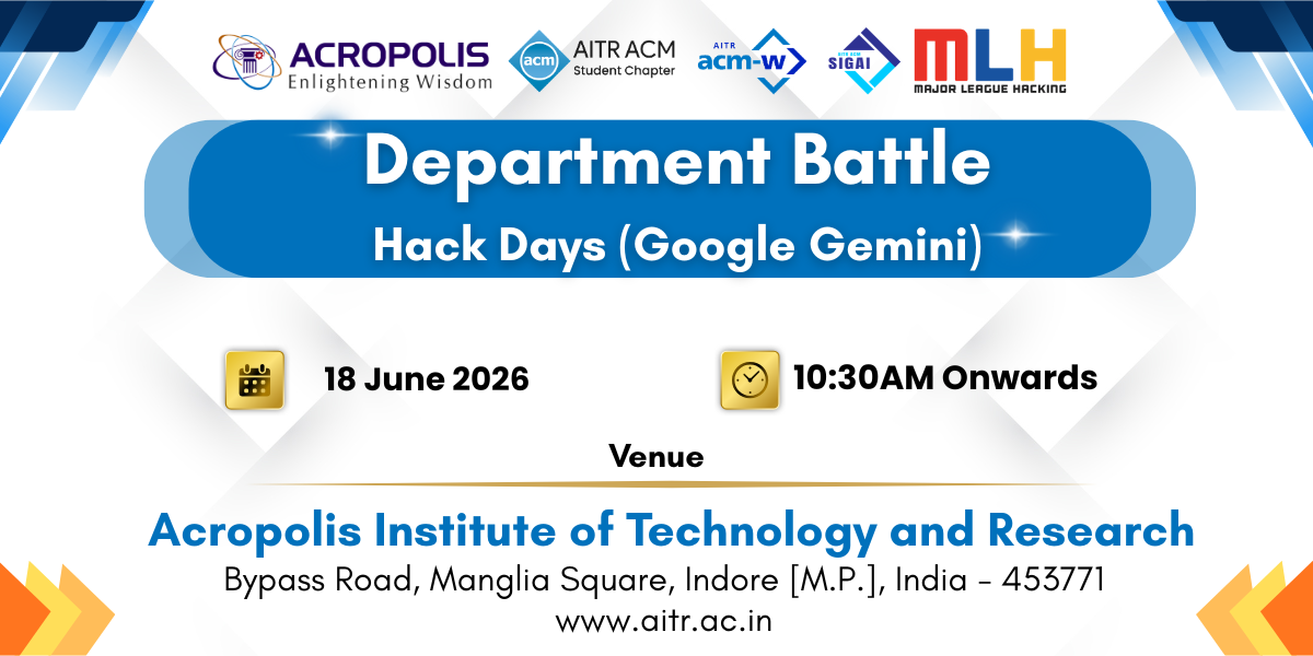 Department Battle: Hack Days