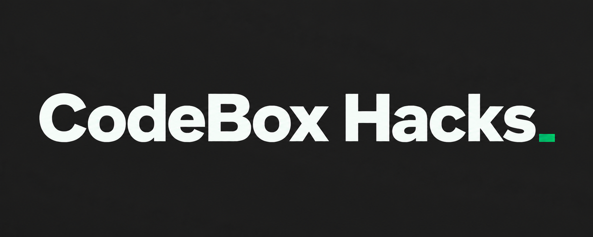 Codebox Hacks Makeup