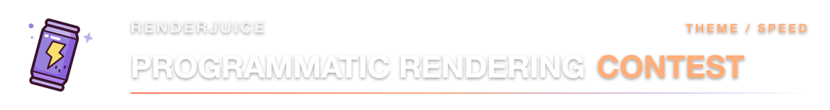 RenderJuice Blender Animation & Programmatic Rendering Contest