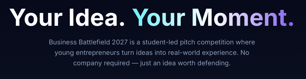 Business Battlefield 2027