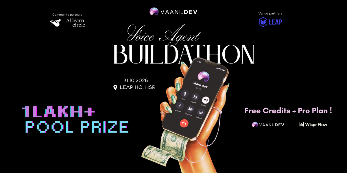 Vaani Agent Buildathon