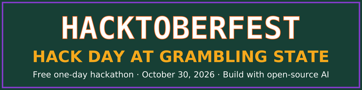 Hacktoberfest Hack Day Grambling