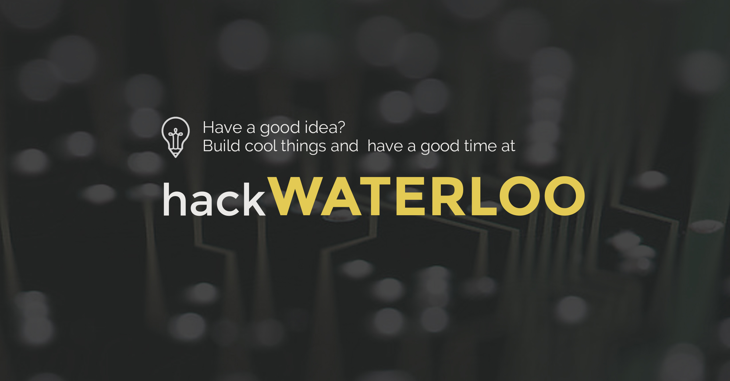 hackWaterloo: uWaterloo students hacking for the Waterloo community ...