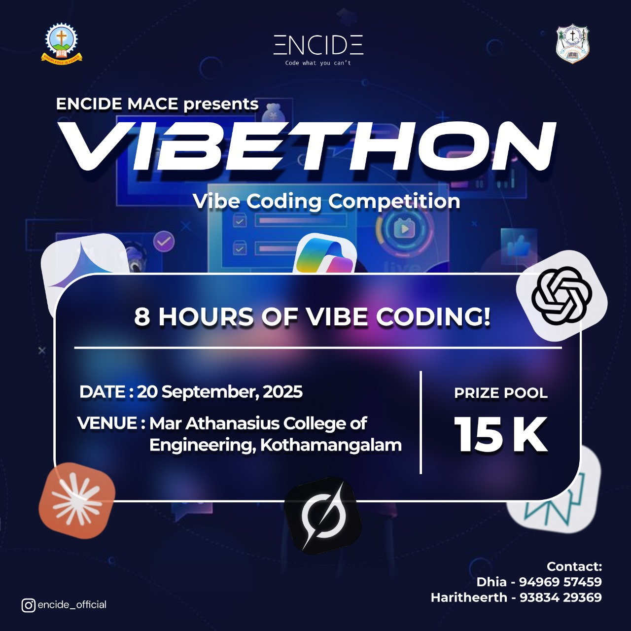 ENCIDE VIBETHON: Code What You Can't! - Devpost