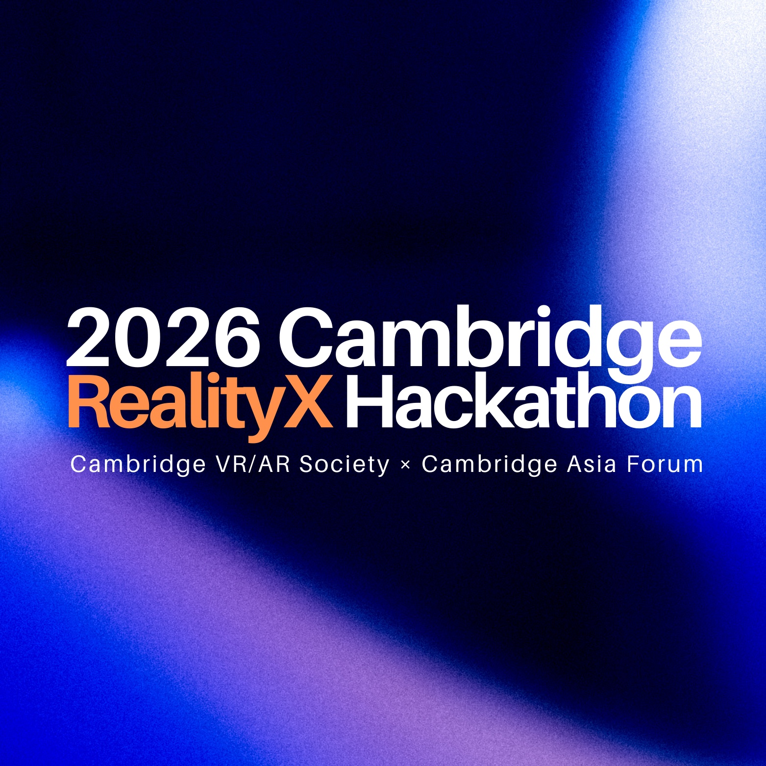 Cambridge RealityX VRAR Hackthon: An applied AI × XR hackathon focused ...
