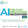 AI for Civic Innovation Hackathon