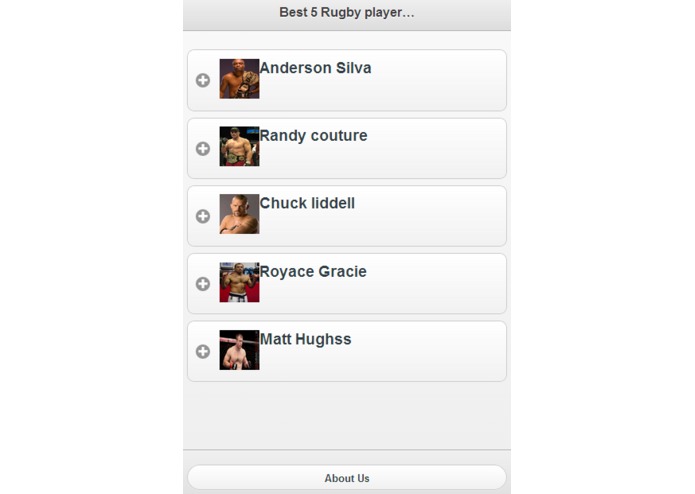 Best5UFCplayers – screenshot 1