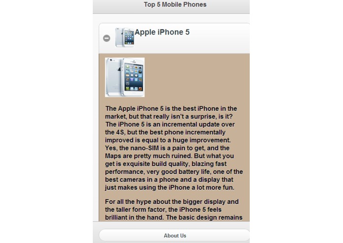 Top5phones – screenshot 2