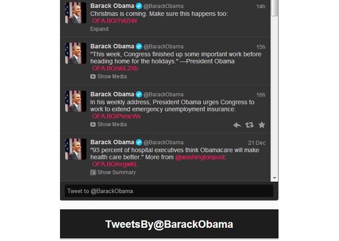 Tweets By @BarackObama – screenshot 1