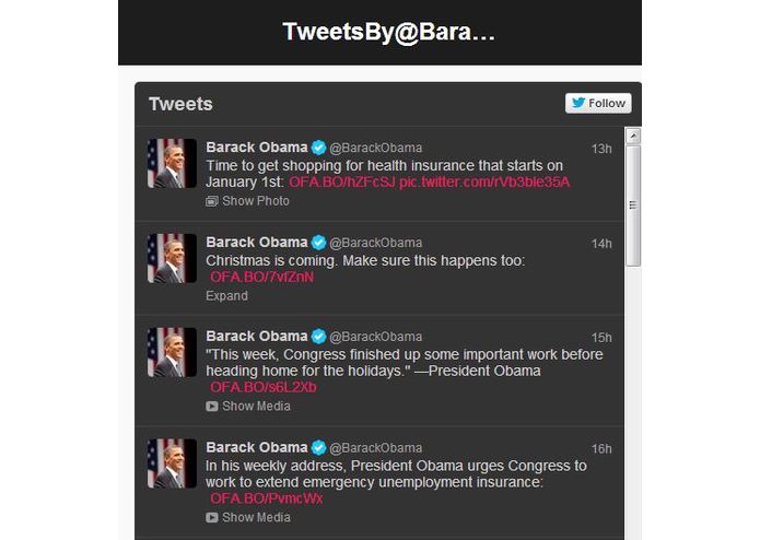Tweets By @BarackObama – screenshot 2