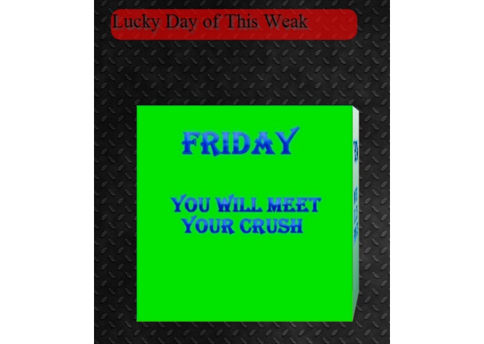 luckydayoftheweek – screenshot 2