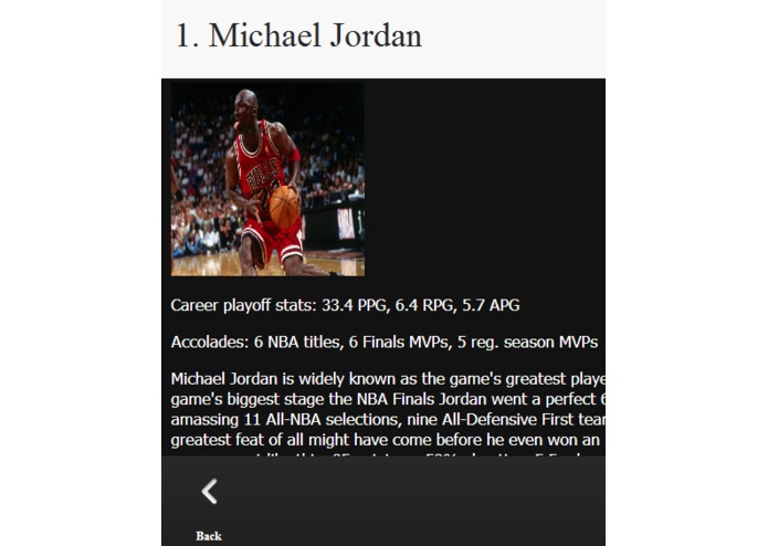 Top10BasketballPlayersofAllTime – screenshot 1