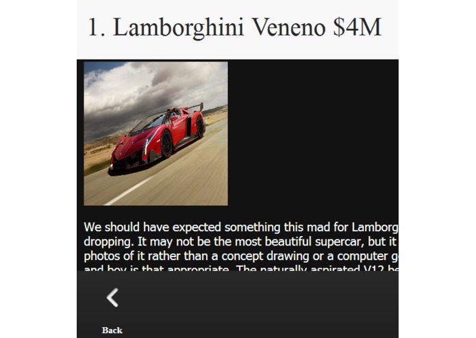 Top10Cars – screenshot 3