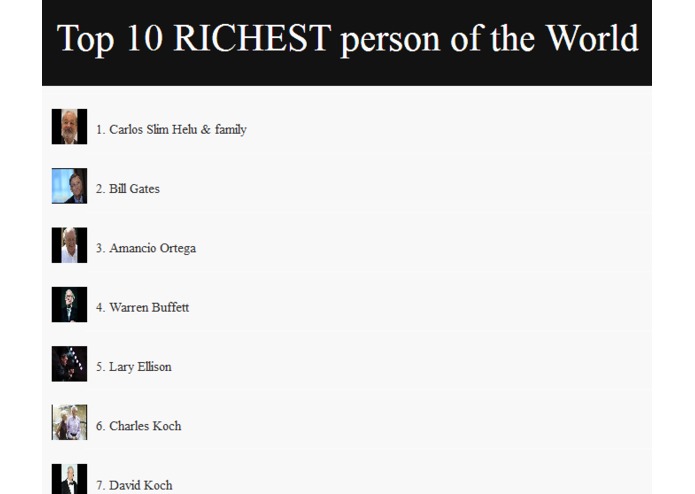 Top10Richestpersonoftheworld – screenshot 2