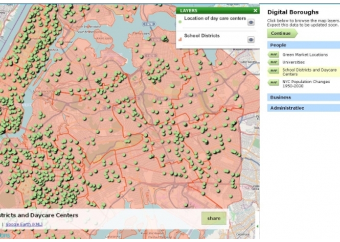 Digital Boroughs by Geocommons – screenshot 1