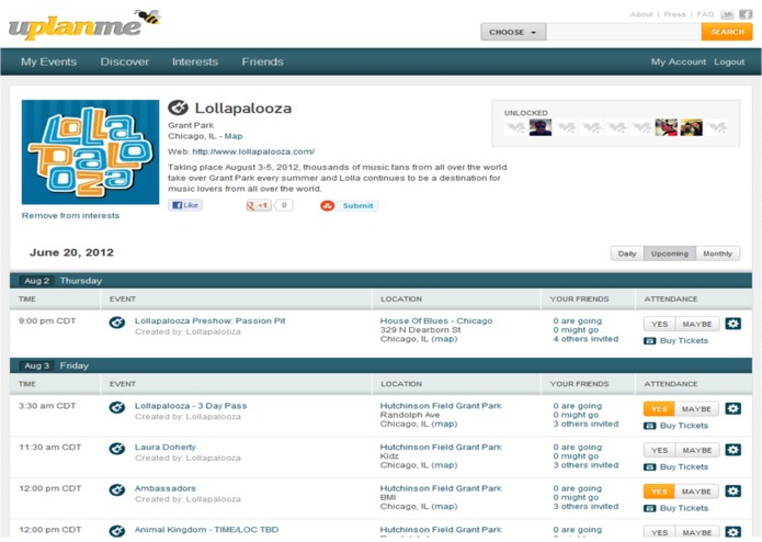 UPlanMe – screenshot 1