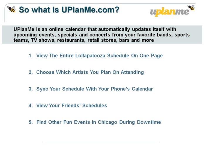 UPlanMe – screenshot 2