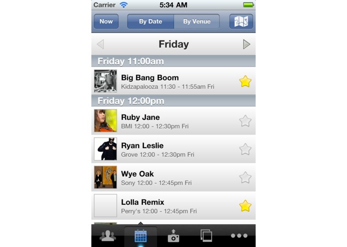 iLollapalooza – screenshot 3