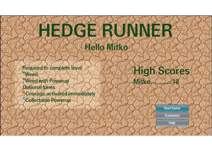 HedgeRunner – screenshot 1